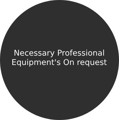 Necessary Professional Equipments On request